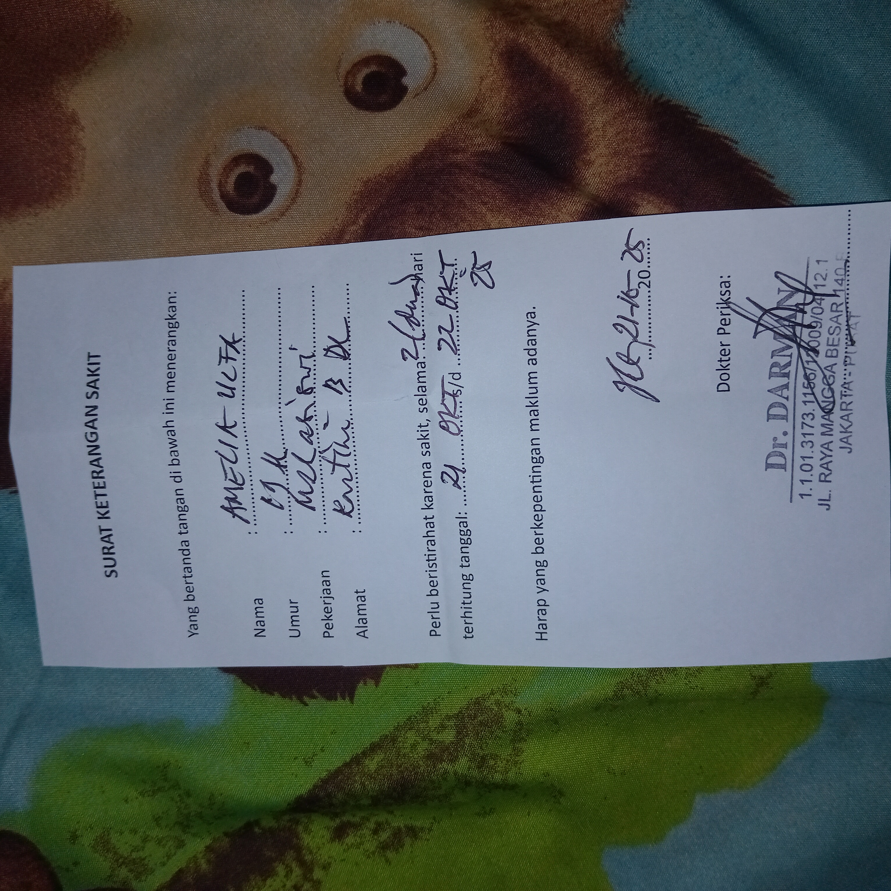 surat izin